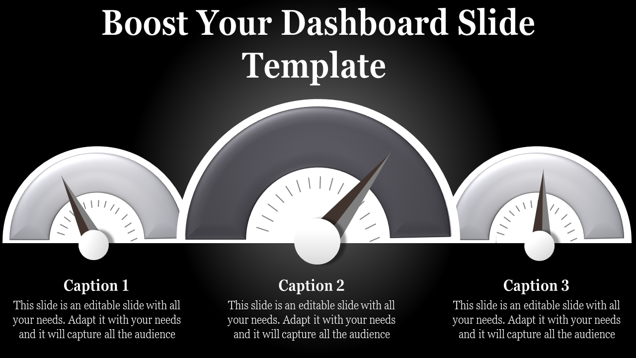 Try Our Successive Dashboard PowerPoint Template  